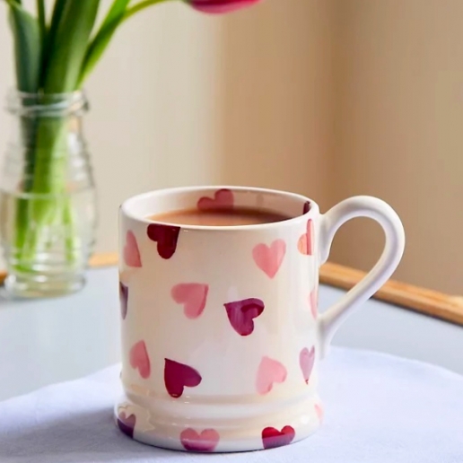 Pink Hearts Mug