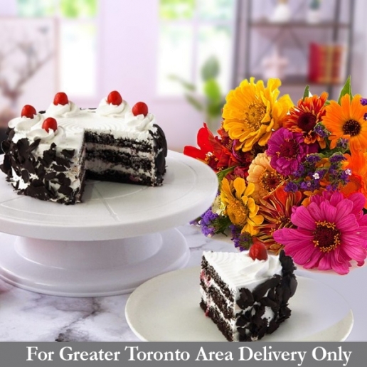 Black Forest Cake With Geberas