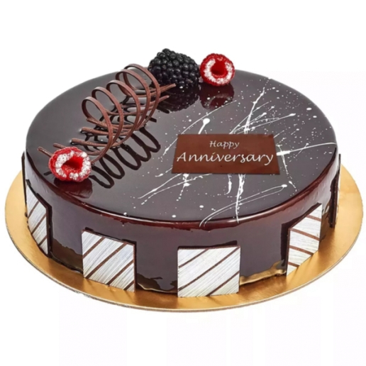 Chocolate Truffle Anniversary Cake