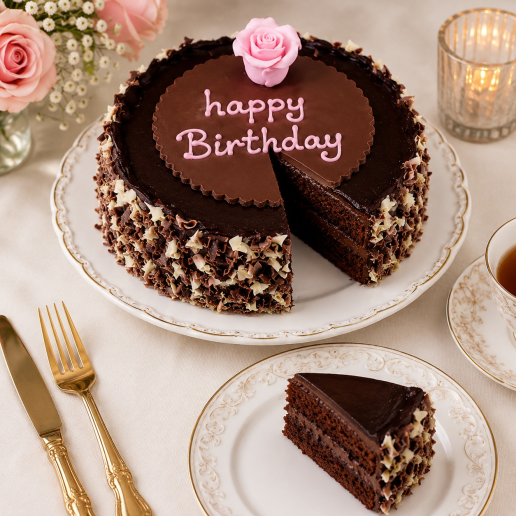 Double Chocolate Delight Cake