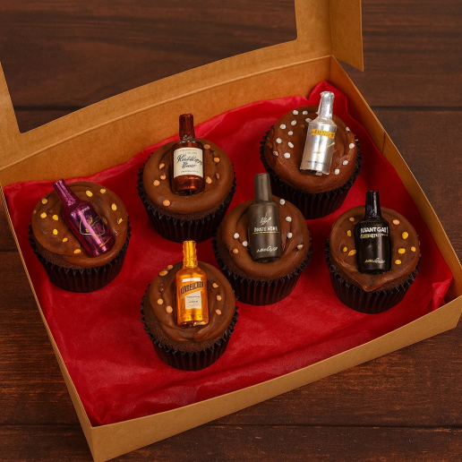 Belgian Chocolate Liqueur Cupcakes