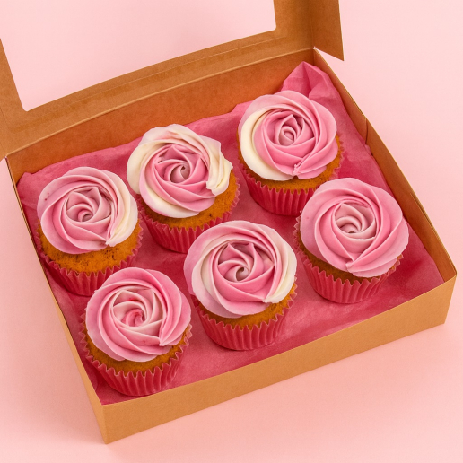 Rose Design Cupcakes