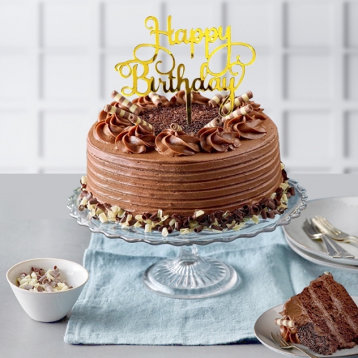 Birthday Chocolate Layer Cake