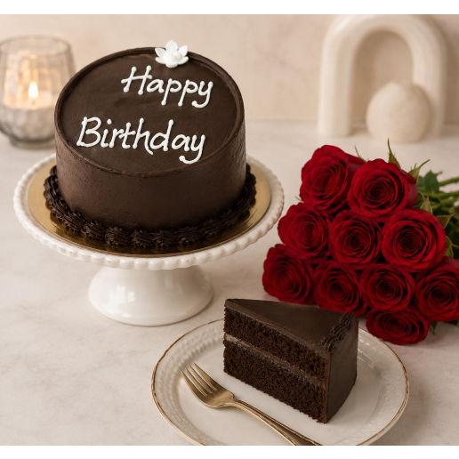 Cake and Roses