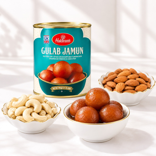 Gulab Jamun Bliss with Nuts