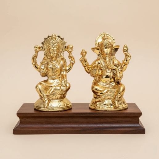 Silver Pair Lakshmi Ganesha