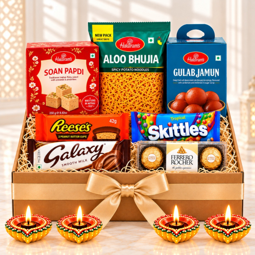Diwali Mithai & Chocolate Indulgence Hamper