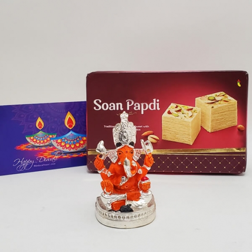 Sitting Ganesha with Soan