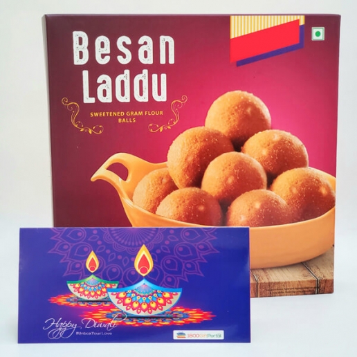 Diwali with Besan Laddoo