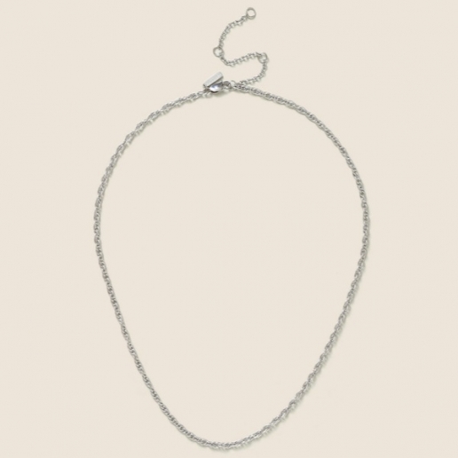 Autograph Waterproof Silver Tone Twist Necklace For Her