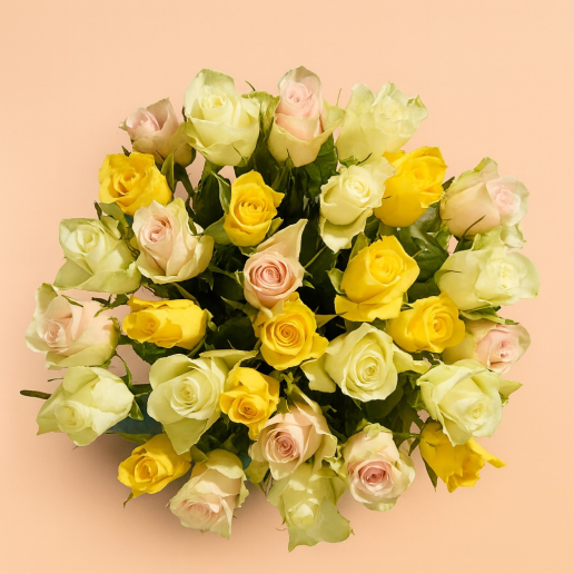 Yellow Rose Abundance Bouquet