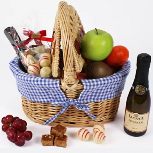Fruit and Fizz Gift Basket