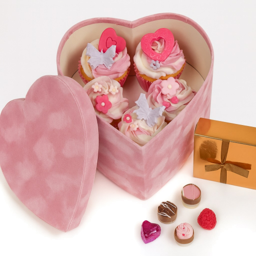 Rippled Cupcakes and Chocolates