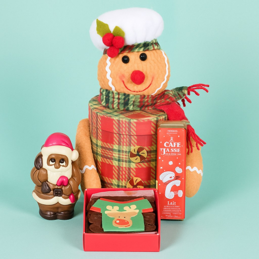 Gingerbread Man Christmas Gift Box