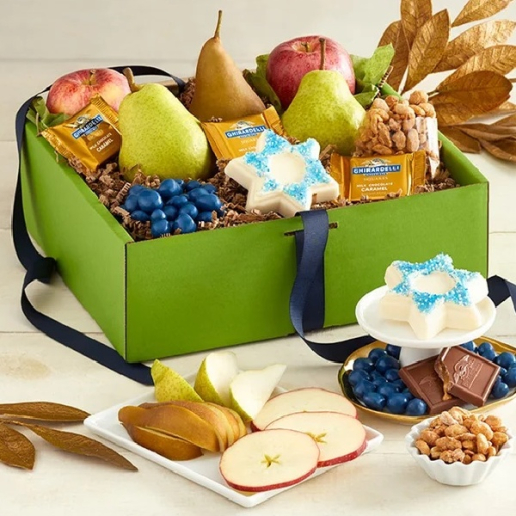 Hanukkah Fruit and Sweets Box
