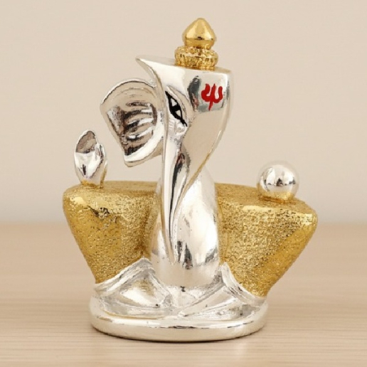 Silver Golden Ganesha