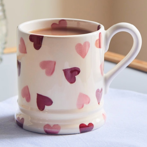 Pink Hearts Mug