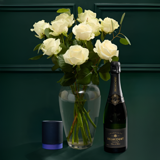 Celebration Bouquet with Champagne