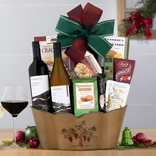 Double Wine Delight Basket