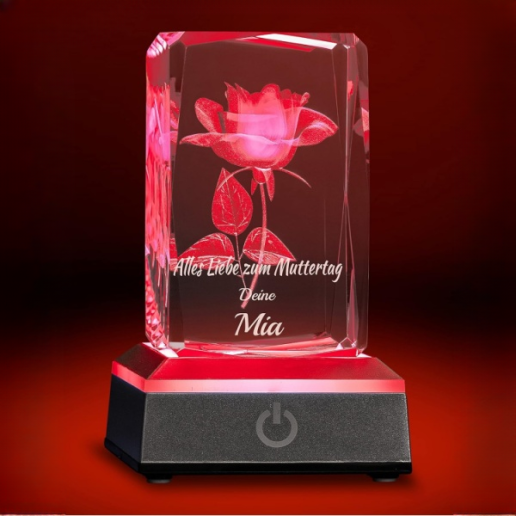 3D Engraving Personalised Glass