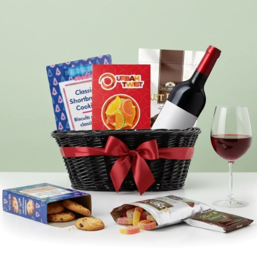 Deluxe Wine Basket
