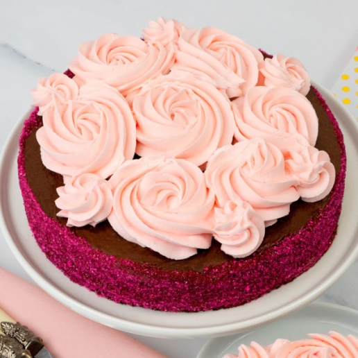 Blossoming Rose Cake