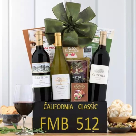 Cliffside Trio Wine Basket