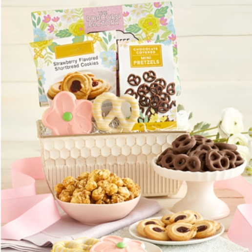 Full Bloom Sweet Treats Basket