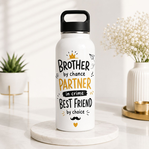Brother & Best Friend Water Bottle