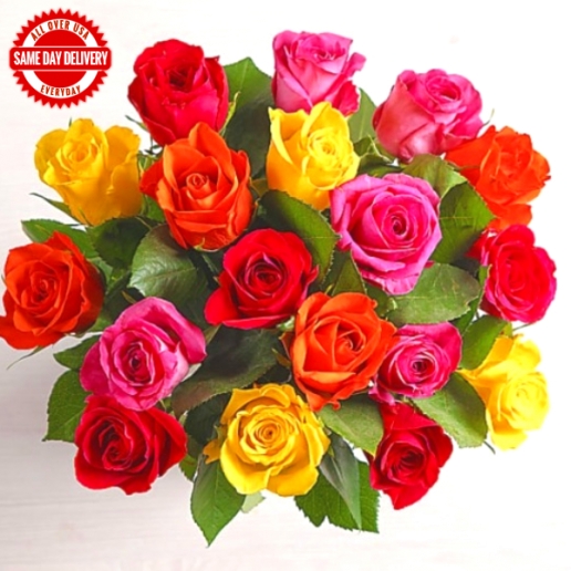 Colorful Rose Bouquet
