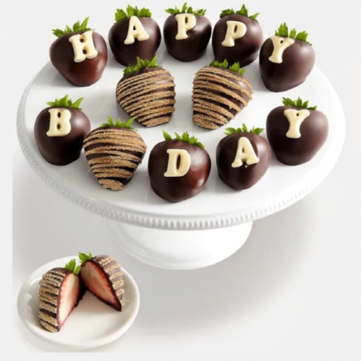 Happy Birthday Chocolate Strawberries