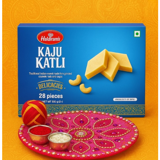 Kaju Katli and Thali Bhaidooj