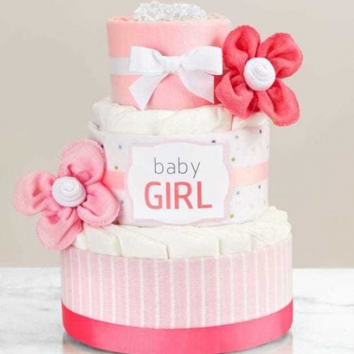 Diaper Cake Gift Set-Pink