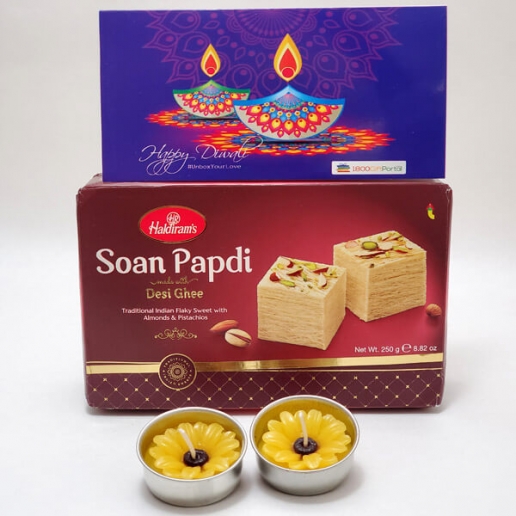 Soan Papdi & Diwali Candles