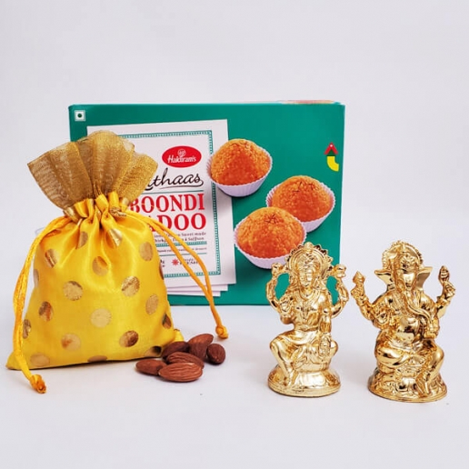 Boondi Laddoo, Lakshmi Ganesha & Nuts