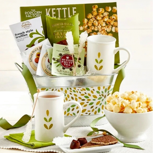 Relax & Nurture Tea Gift Basket 