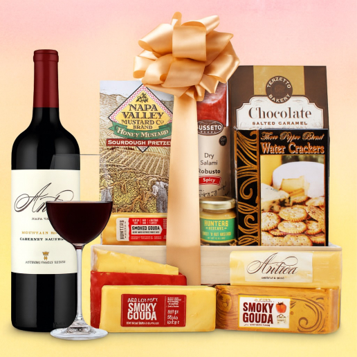 The Feast & Friends Charcuterie Wine Gift Crate