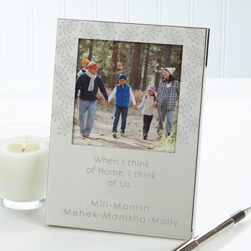 Personalized Silver Picture Frame