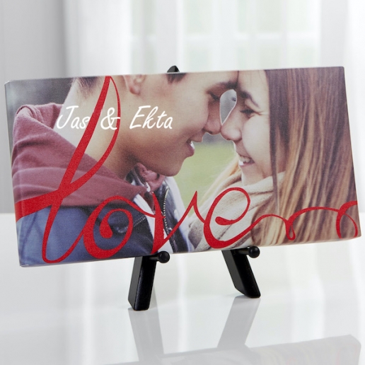 Love Always Personalized Photo Canvas Print