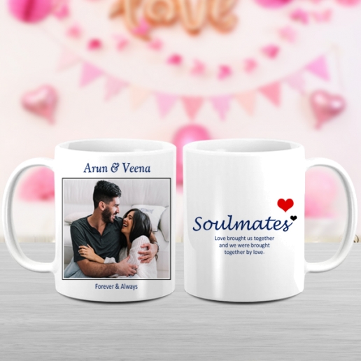 Soulmates Personalized Romantic Photo Coffee