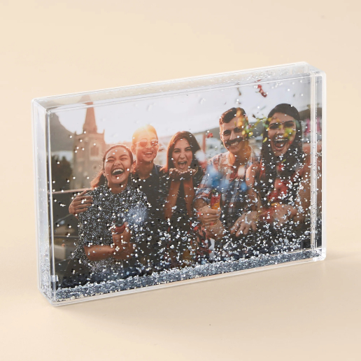 Cherished Memories Personalized Photo Glitter