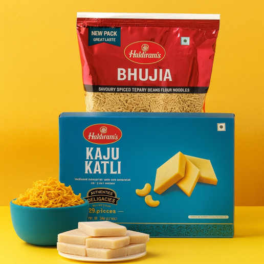 Kaju Katli & Bhujia