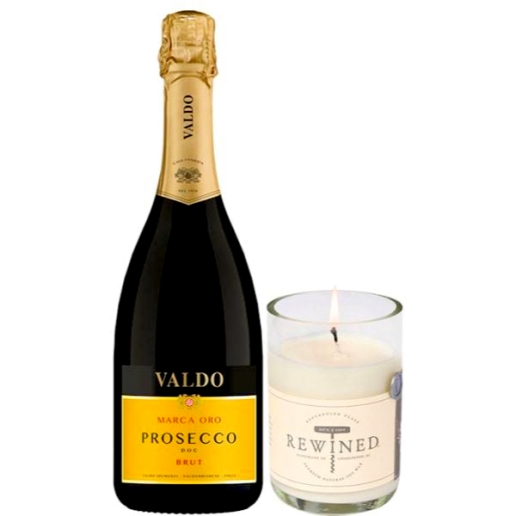 Prosecco & Rewined Candle Gift Set