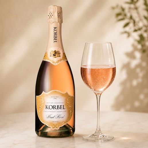 KORBEL Brut Rose California Champagne