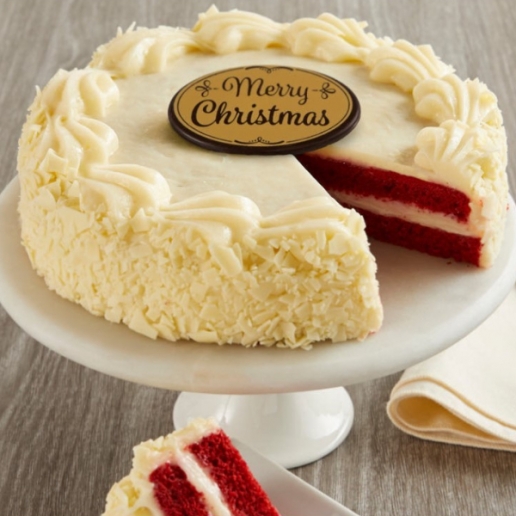 Christmasy Red Velvet Cake