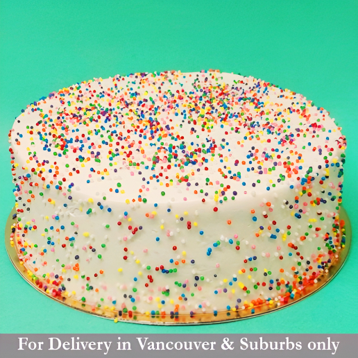 Sprinkly Vanilla Cake