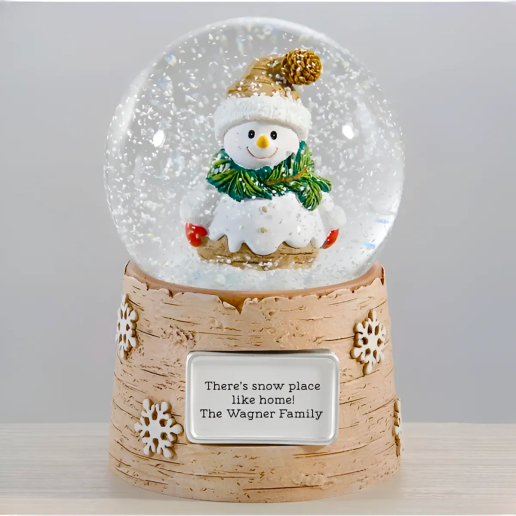 Snowman Personalized Snow Globe